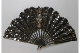 Papillon, éventail vers 1900-10