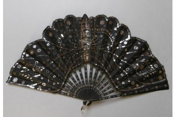 Papillon, éventail vers 1900-10