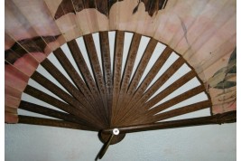 Bats at dusk, fan by Rodier circa 1890
