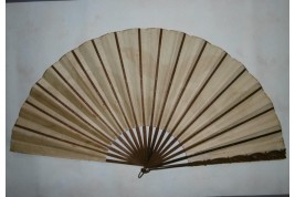 Bats at dusk, fan by Rodier circa 1890