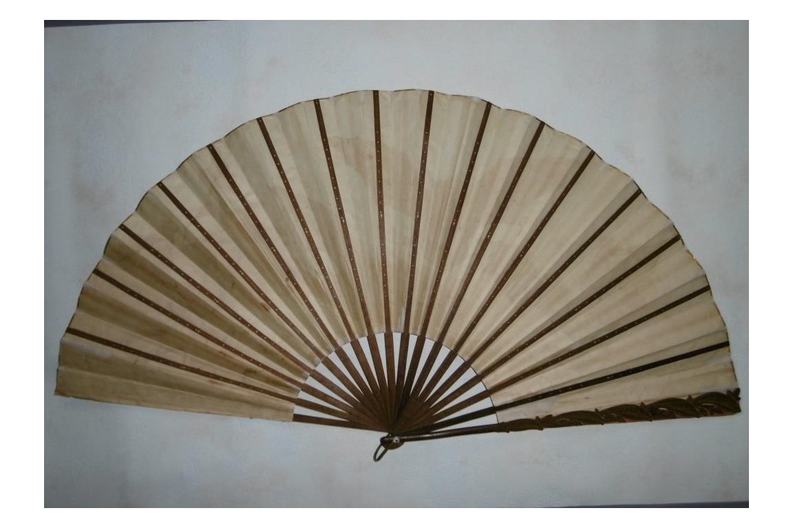 Bats at dusk, fan by Rodier circa 1890