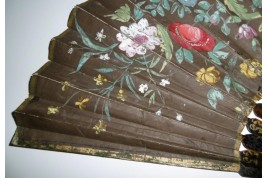 Flore couronnée par Zéphyr, éventail dans le goût de Cotelle, vers 1690