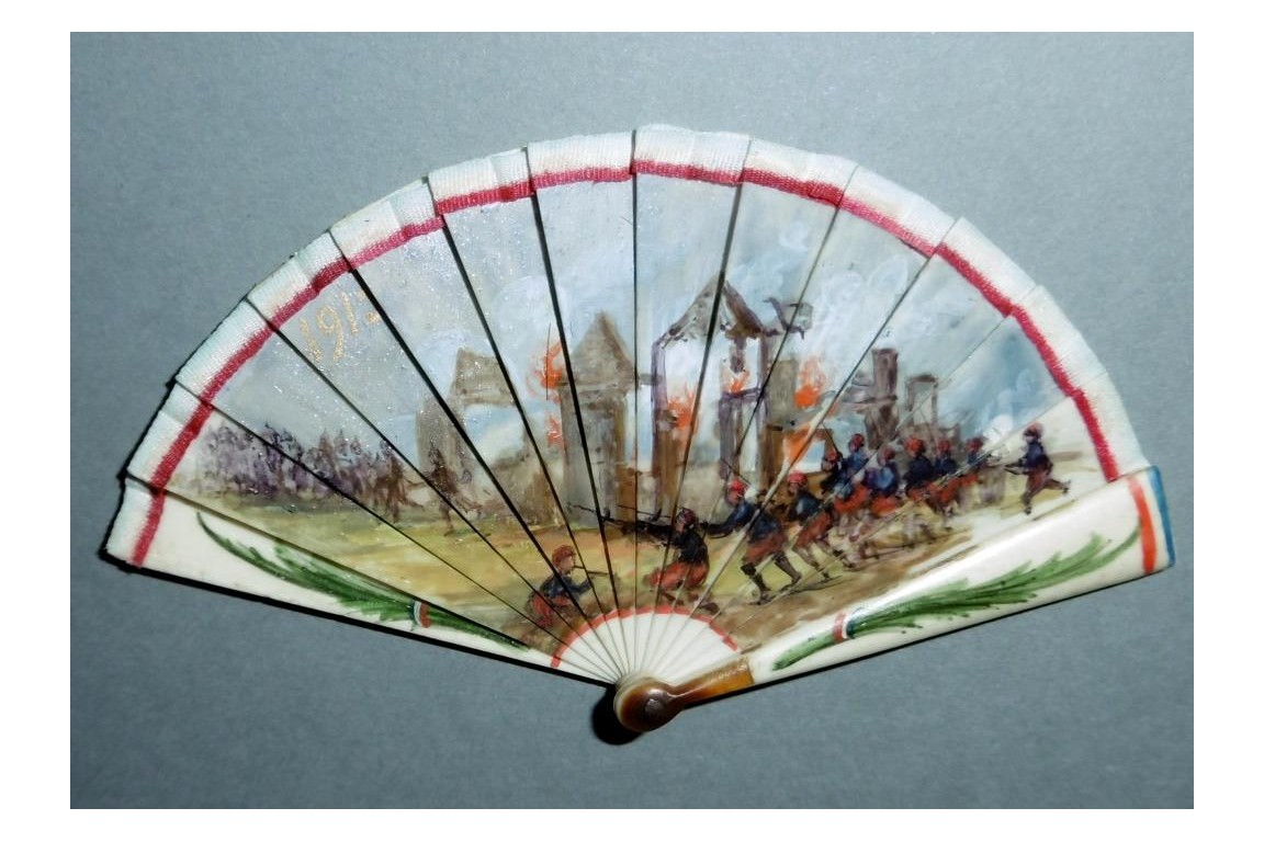The artillerymen, 1WW miniature fan