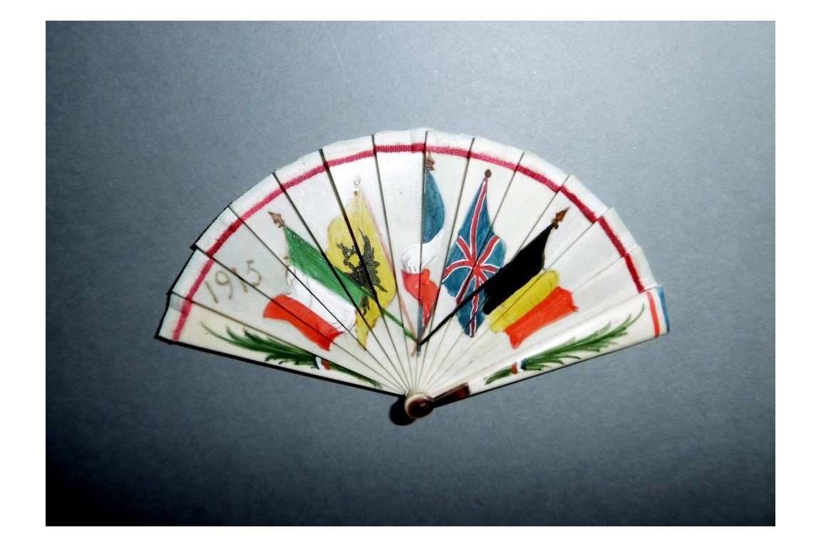 The artillerymen, 1WW miniature fan