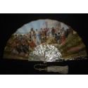 Mariage et réjouissance à la Renaissance, éventail de Méjanel fin XIXème