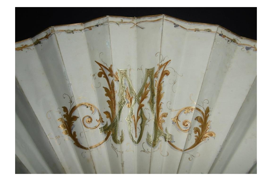 Wedding and festivities, fan by Mejanel, late 19th century