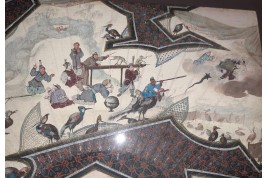 Comète de Halley, feuille d'éventail XVIIIème