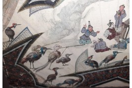 Comète de Halley, feuille d'éventail XVIIIème