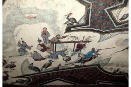 Comète de Halley, feuille d'éventail XVIIIème
