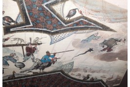 Comète de Halley, feuille d'éventail XVIIIème