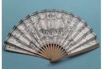 Memory of the fantastic evenings of the magician Cleverman, Robert-Houdin theatre, fan circa 1865