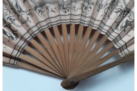 Memory of the fantastic evenings of the magician Cleverman, Robert-Houdin theatre, fan circa 1865