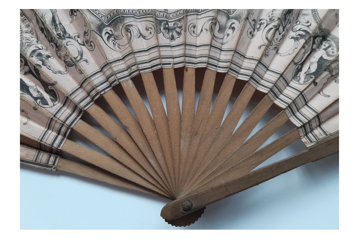 Memory of the fantastic evenings of the magician Cleverman, Robert-Houdin theatre, fan circa 1865