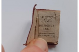 Le petit Echo de Momus, small book, minuscule, 1816