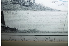 Ile de la Reunion, geographic map, 10 August 1852