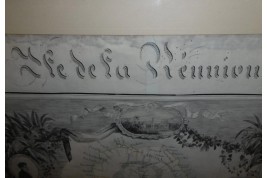 Ile de la Reunion, geographic map, 10 August 1852