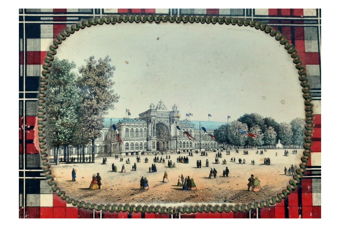 Exposition Universelle of Paris 1855, two fixed fans