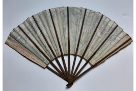 The iris woman, fan by Duvelleroy and Gendrot, circa 1900