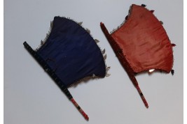 Persian fixed fans, 19th century