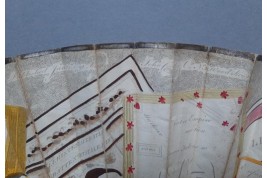 Jumble of rebus, trompe l'oeil, riddle... by John Cock, fan circa 1791