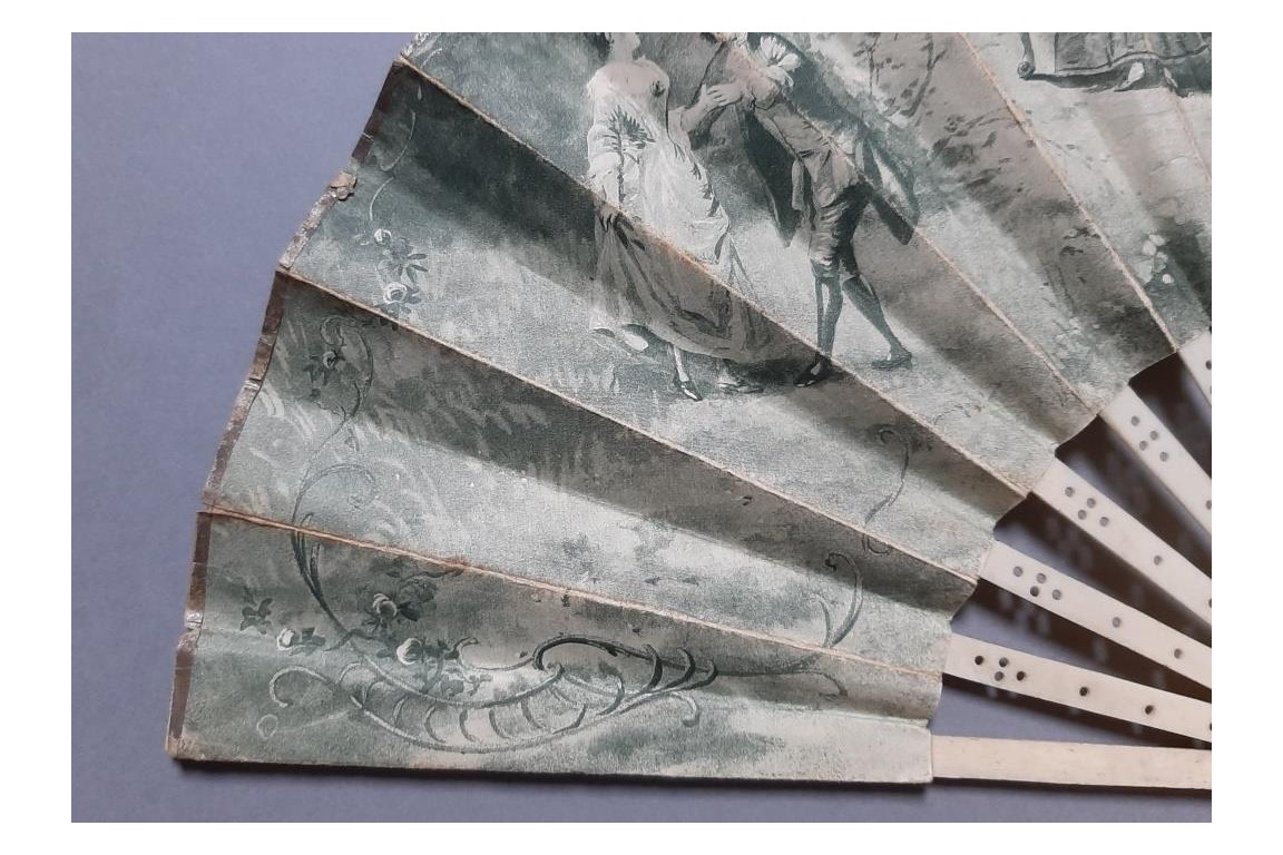 Souvenir du Palais Français à l'Exposition Internationale de Milan, éventail de 1906
