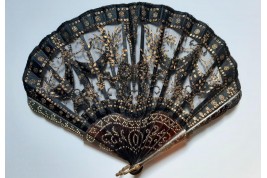 Flambeau, éventail Art Nouveau