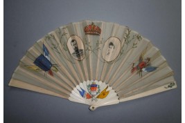 The Franco-Russian Alliance, commemorative fan circa 1896