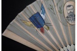 The Franco-Russian Alliance, commemorative fan circa 1896