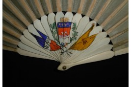 The Franco-Russian Alliance, commemorative fan circa 1896