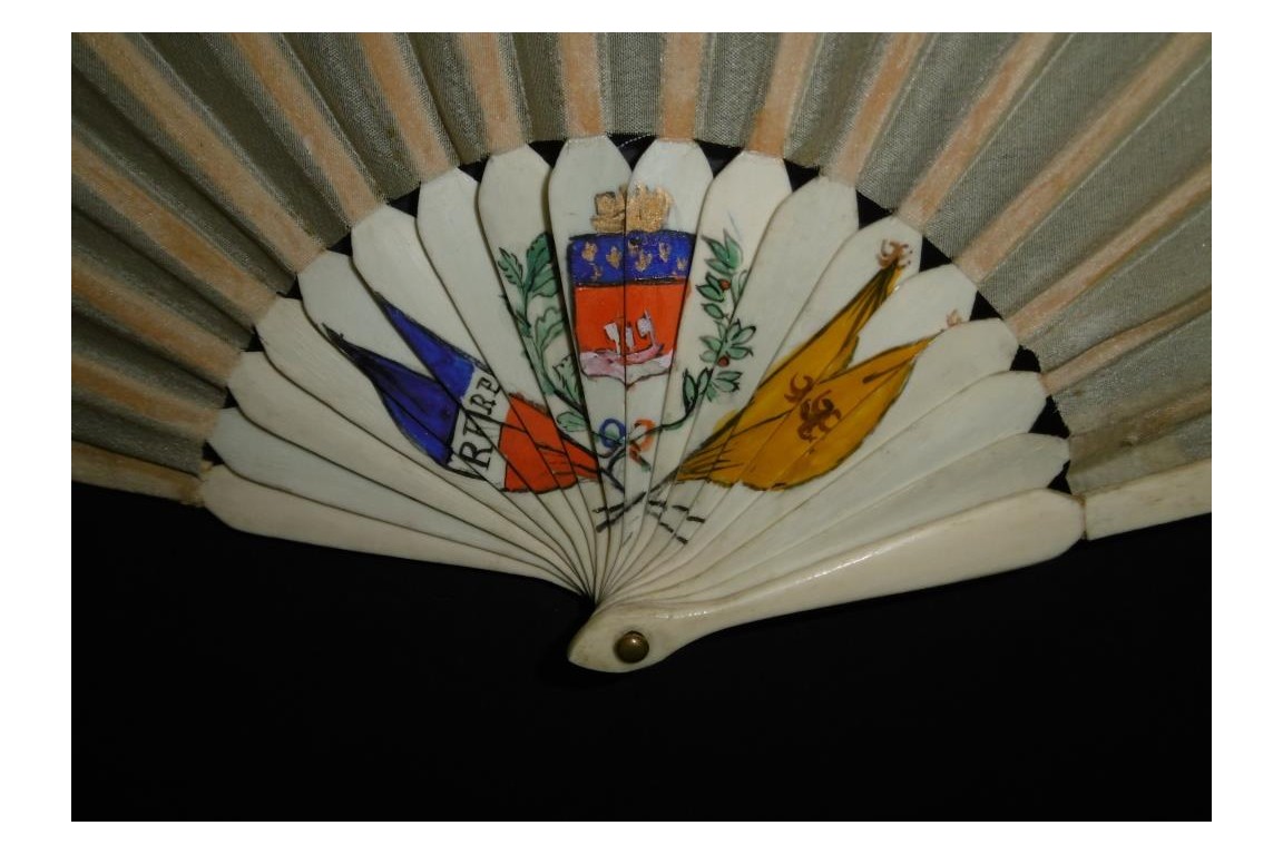 The Franco-Russian Alliance, commemorative fan circa 1896