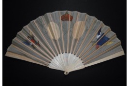 The Franco-Russian Alliance, commemorative fan circa 1896