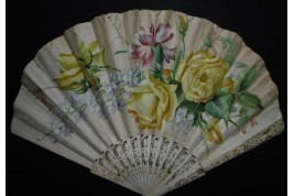 Bouquet, fan circa 1900