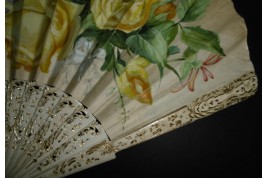 Bouquet, fan circa 1900