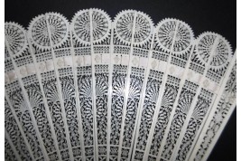 Neo-Gothic rosettes, fan circa 1835-40