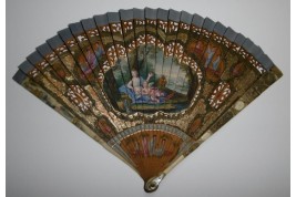 Venus and Love, fan circa 1710