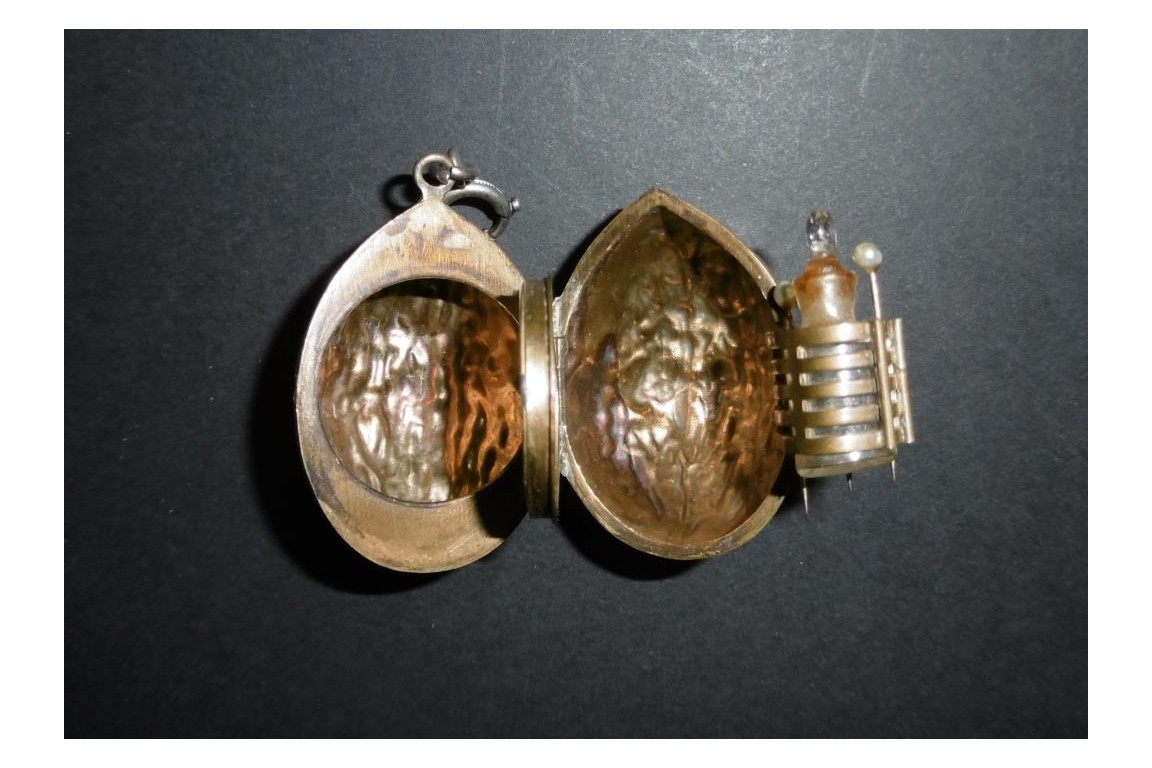 Petite beauté, nécessaire miniature, fin XIXème début XXème