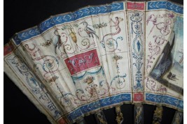 Piazza del Popolo, Grand Tour fan, circa 1780-90