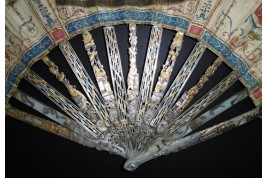 Piazza del Popolo, Grand Tour fan, circa 1780-90