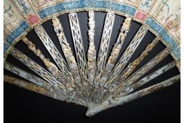 Piazza del Popolo, Grand Tour fan, circa 1780-90