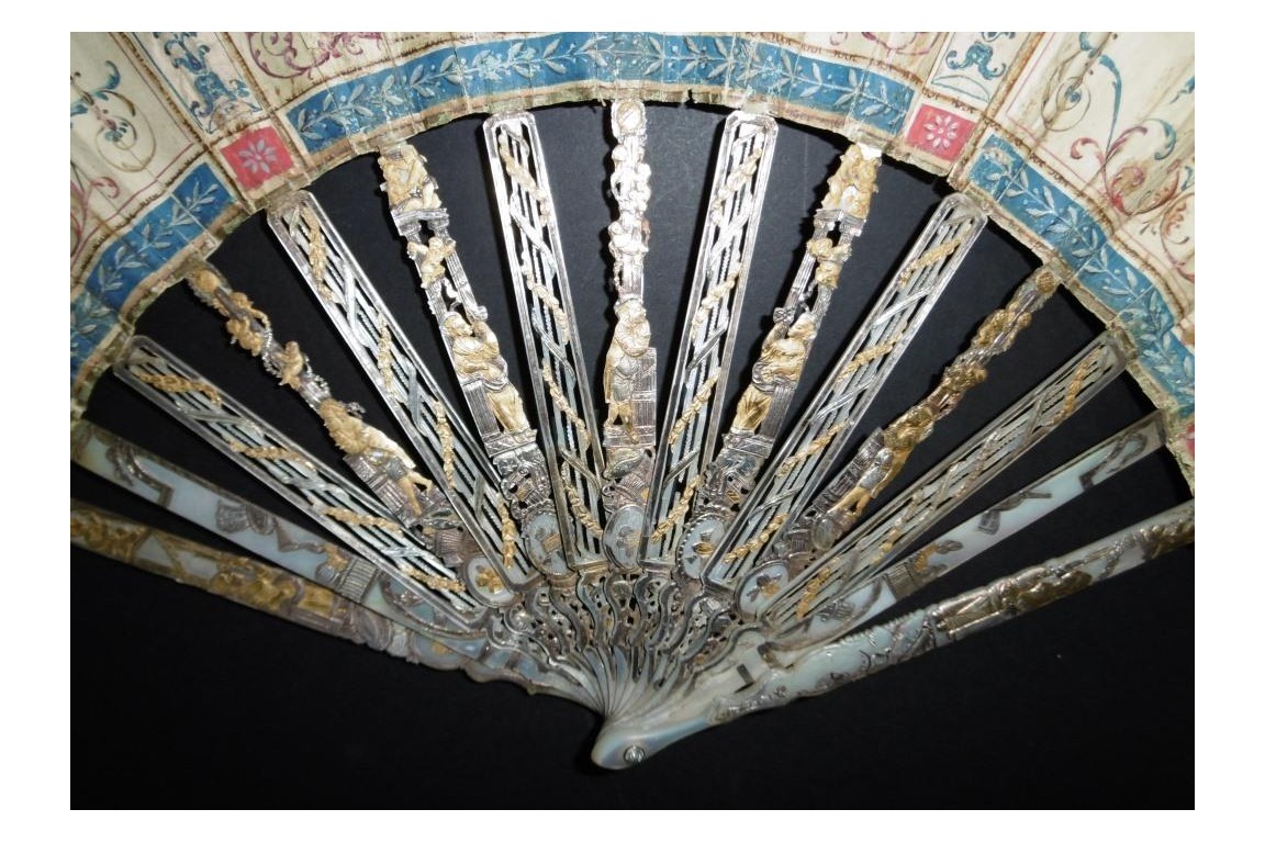 Piazza del Popolo, Grand Tour fan, circa 1780-90