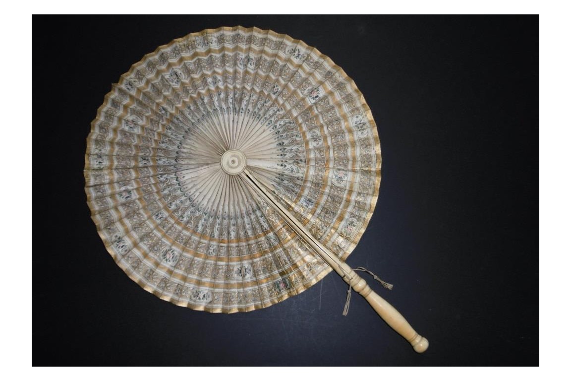 Flabellum, liturgical fan, Italy 17th century