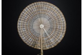 Flabellum, liturgical fan, Italy 17th century