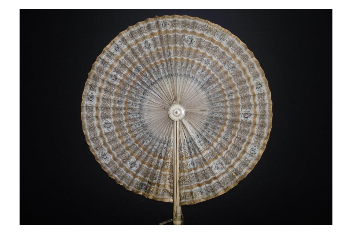 Flabellum, liturgical fan, Italy 17th century