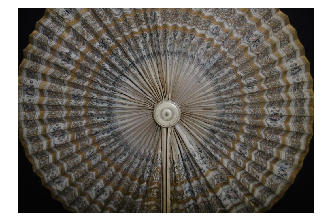 Flabellum, liturgical fan, Italy 17th century