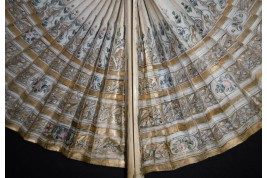 Flabellum, liturgical fan, Italy 17th century