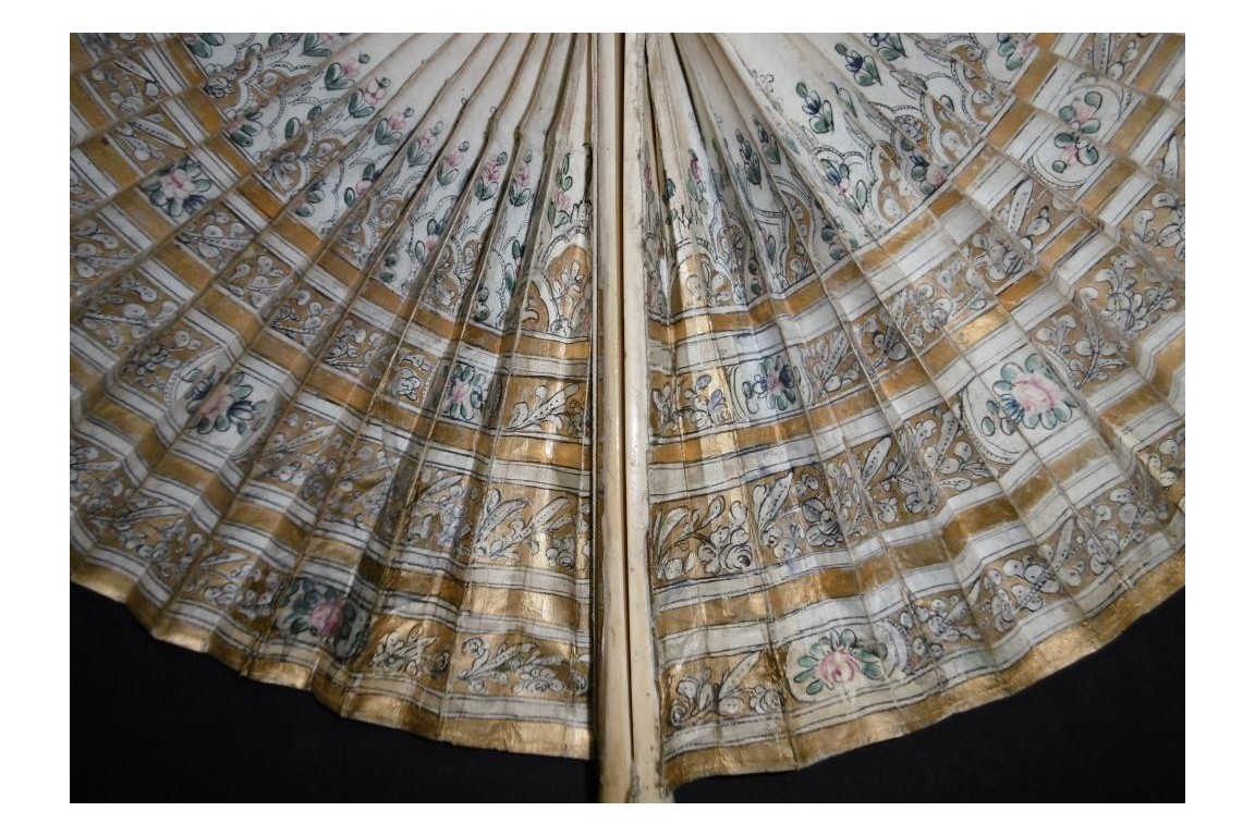 Flabellum, liturgical fan, Italy 17th century