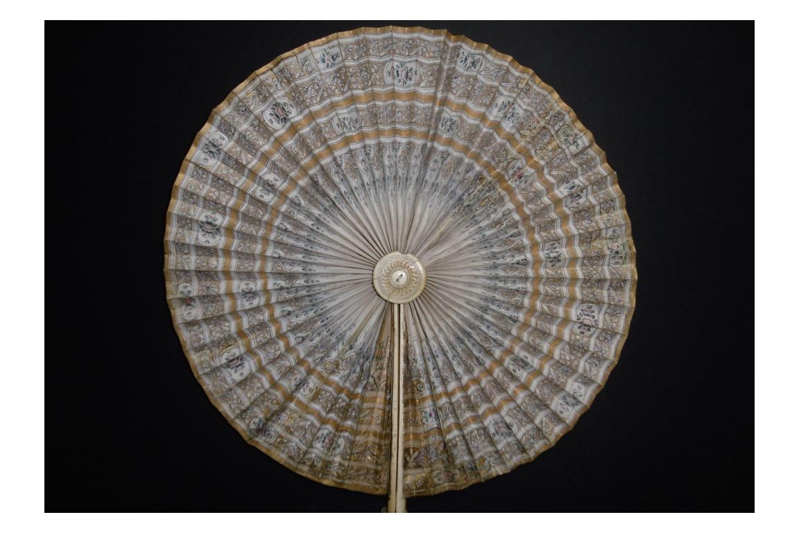 Flabellum, liturgical fan, Italy 17th century