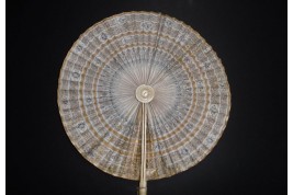 Flabellum, liturgical fan, Italy 17th century