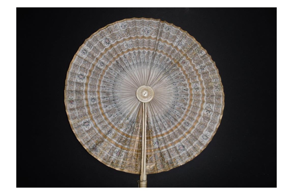 Flabellum, liturgical fan, Italy 17th century