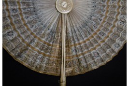 Flabellum, liturgical fan, Italy 17th century